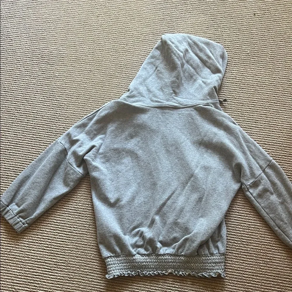 Kate Spade Gray Hooded Sweatshirt M